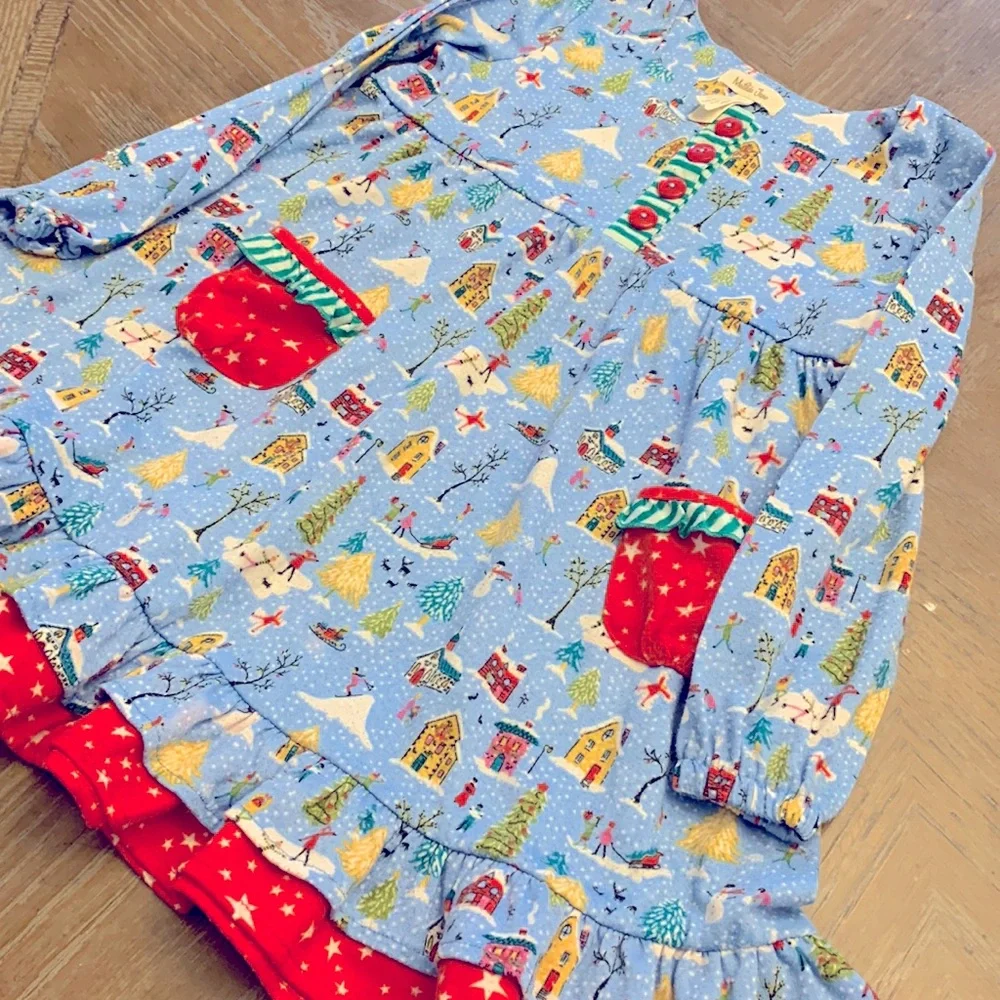 Matilda Jane winter Christmas cottage core nightgown dress size 6
